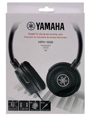 Yamaha HPH-150B Open-Air Headphones Natural Sound - Black